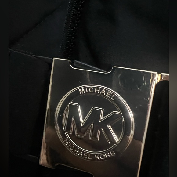 Women's Michael Kors Belted Faux-Fur-Trim Hooded Puffer Coat - Picture 2 of 3